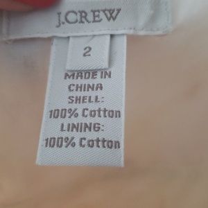 J crew strapless summer dress